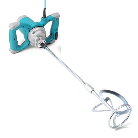 2100W Electric Concrete Mixer Portable Handheld Cement 6 Speeds Adjustable Mixing Machine Thinset Mortar Grout Stirring Tool ,Easy to Use