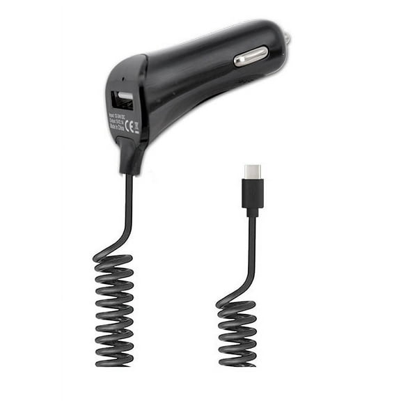 2100mAh Heavy Duty Car Charger Compatible for Samsung Galaxy S10 5G, S10+, S10, Fold, S10e, M20 w/ Extra USB Charging Port