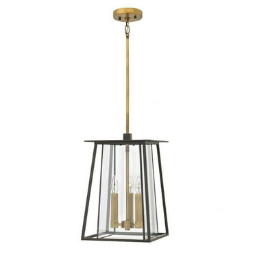 2102KZ-Hinkley Lighting-Walker - Three Light Outdoor Hanging Lantern in Transitional-Craftsman Style - 11.5 Inches Wide by 17.25 Inches High-Buckeye