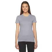 2102W American Apparel Ladies Fine Jersey Short-Sleeve T-Shirt Slate L