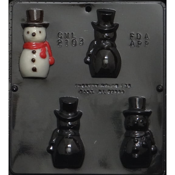 2103 Snowman Chocolate Candy Mold