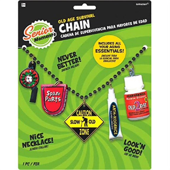 210320 Over The Hill Survival Bead Necklace - Pack of 4