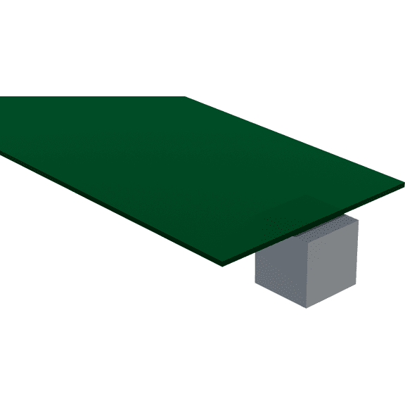 2108 Green, Translucent, Acrylic Sheet, 3MM (1/8") Thick, 24" W x 36" L