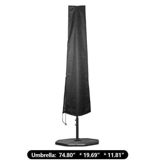 210D Heavy-Duty Waterproof Patio Umbrella Cover - UV-Resistant Outdoor Parasol Protector for 7-13ft Market & Cantilever Umbrellas‌(Only Cover)