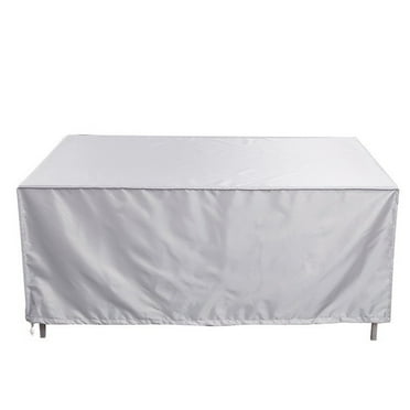 210D Outdoor Furniture Cover Waterproof Terrace Garden Cover Rain And Snow Table Sofa Chair Protective Cover Dust Cover (Silver,250x200x80cm)