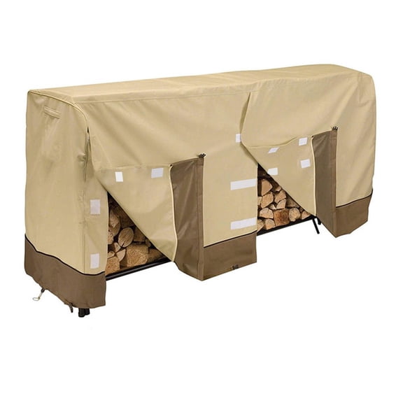 210D Oxford Cloth Firewood Rain Cover Outdoor Firewood Shed Waterproof Cover