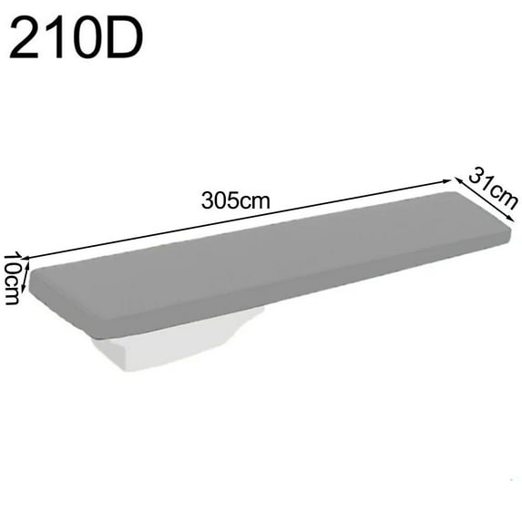 210D Pool Diving Board Cover: Dustproof, Weather Resistant, Sunscreen (3 Sizes)