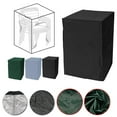 thumbnail image 1 of 210D Waterproof Stackable Chair Cover With Drawstring For Garden Patio Outdoor Furniture Protection, 1 of 2