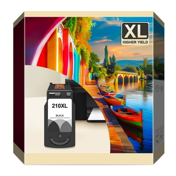 210XL Black Ink Cartridge Replacement for Canon Ink 210 for Canon Pixma MX410 MP495 MX340 MP250 MX320 MP490 MP499 MX350 MX330 IP2702 MP480 MX420 Printer