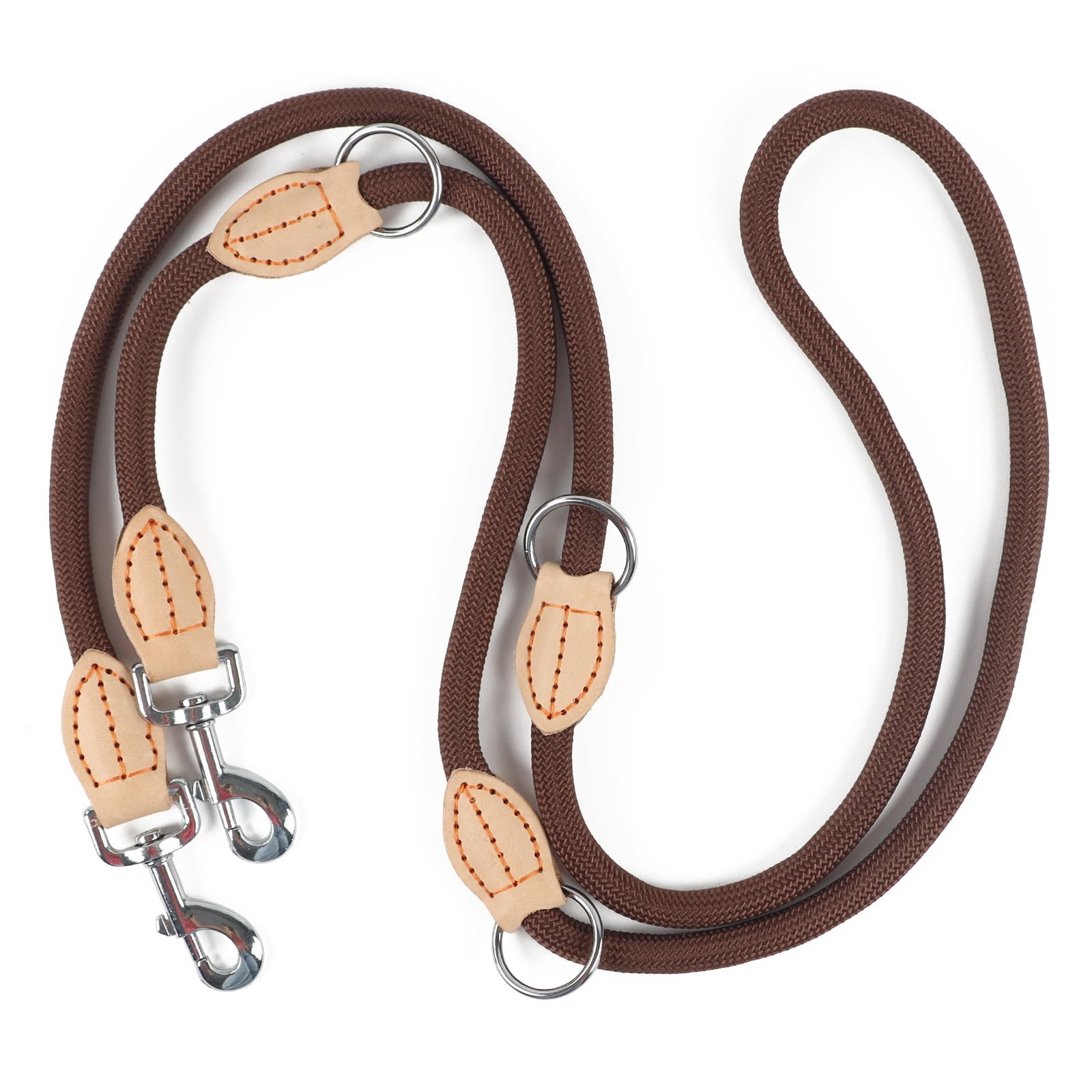 210cm Multipurpose Medium Size Dog Double Leash Leashes Adjustable And Nylon Hands Free Small Dog Leash For 2 Dogs