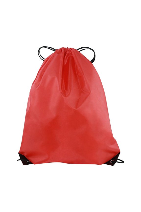 210d Polyester Drawstring Bag Sports Shoulder Drawstring Backpack Storage Drawstring Pocket(One Size,F)