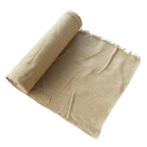 210g Natural Jute Fabric 3.4ft x 30ft Burlap Raw Material Roll