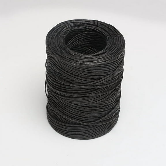 210m Floral Wire, 4mm Paper Covered Bind Wire Wrap Twine, Floral Vine Bind Wire Rustic Wrapping Wire for Flower Bouquets(black)