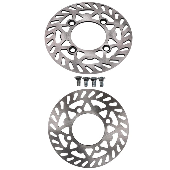210mm Front and 190mm Rear Brake Disc Rotor For 12" 14" 17" Wheel Pit Pro Dirt Bike Trail Pocket Monkey Bike Scooter Go Kart Quad Apollo SSR Taotao CRF XR 70cc 90c 110cc 125cc 150cc