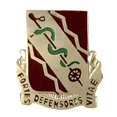 thumbnail image 1 of 210th Support Battalion Unit Crest Fortes Defensores Vitae - Single, 1 of 2