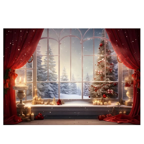 210x150cm Christmas Background Cloth Studio Photography Backdrops, A