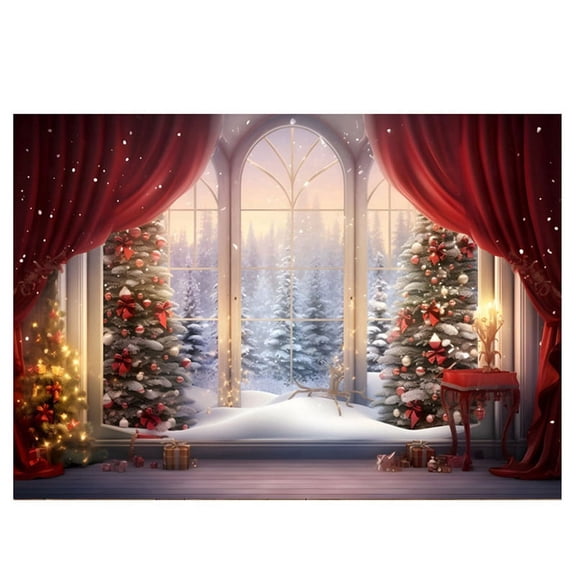 210x150cm Christmas Background Cloth Studio Photography Backdrops, F