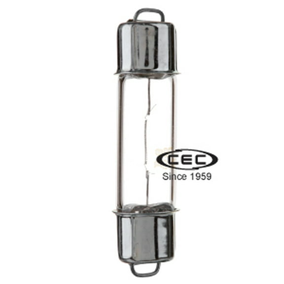 #211-2 T-3 FESTOON BULB DOUBLE END CAP BASE