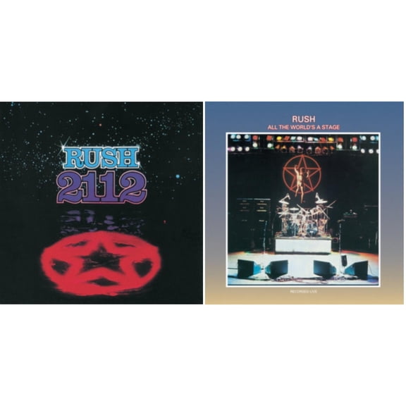 All The World's A Stage (180G) & 2112 (180G) [LP Vinyl Bundle]