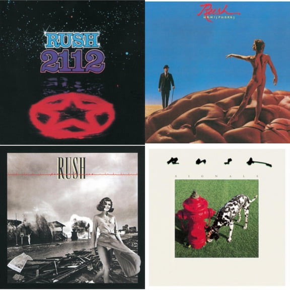 2112 (180G) & Hemispheres (180G) & Permanent Waves (180G) & Signals (180G) [LP Vinyl Bundle]