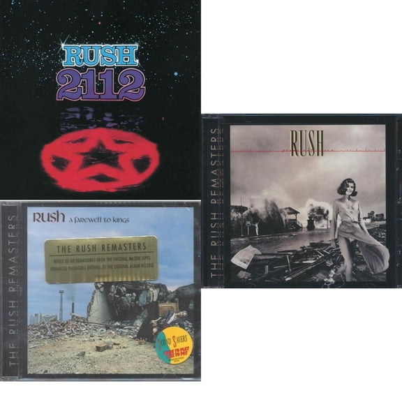 2112 & Farewell To Kings & Permanent Waves [CD Bundle]