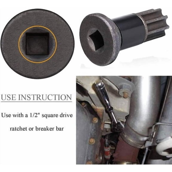 21145 Flywheel Turner Compatible with Cummins B and C Series Diesel Engines, 1/2 Drive Manual Rotation, Replaces 5299073, 1-Pack