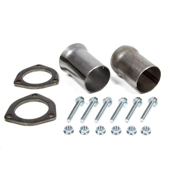 21151 2.5 in. Inlet to 2.5 in. OD Outlet Collector Reducer 3-Bolt Ball & Socket Flange Hardware Steel - Natural