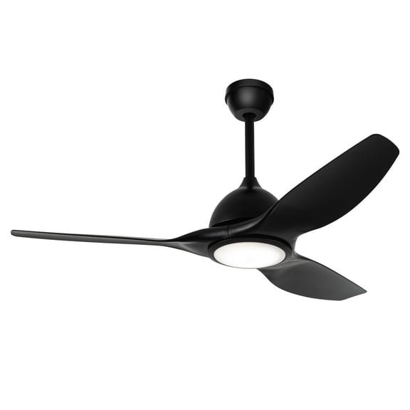 2118-MB SkyX Altair SkyFan 52in 3 Blade Ceiling Fan and Light Kit with SkyPlug-Matte Black Finish