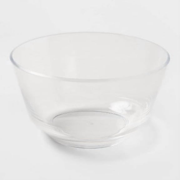 211oz Large Plastic Serving Bowl Clear Trifle, Salad, Popcorn Bowl, Dishwasher-Safe