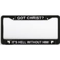 thumbnail image 1 of Got Jesus? Photo License Plate Frame Free Screw Caps Included, 1 of 1