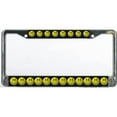 thumbnail image 1 of 212 Main 038-1015-00 Smiley Face on Black Photo License Plate Frame, Free Screw Caps, 1 of 1