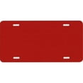 thumbnail image 1 of 0.040 Red Metallic Blank Metal License Plate, 1 of 1