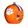 thumbnail image 1 of Clemson Tigers Ceramic Pumpkin Helmet, 1 of 4