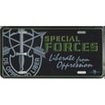 thumbnail image 1 of 212 Main 26040EC 6 x 12 in. Special Forces Liberate From Oppression License Plate, 1 of 1
