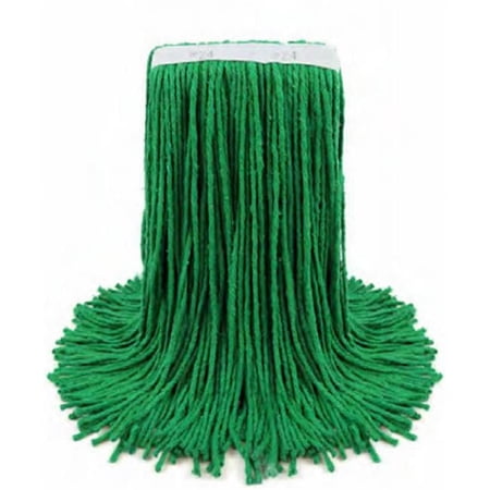 212 Main 5154 30 oz Cotton Blended Series Cut End Narrow Bend Mop Head - Pack of 12