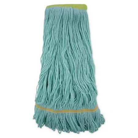 212 Main 5213 16 oz Cotton Blended Series Lauderable Looped End Narrow Bend Mop Head - Pack of 12