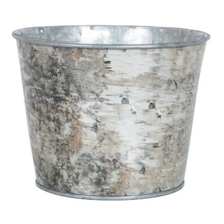212 Main AI-GA3510BIR Birch Look Metal Planter