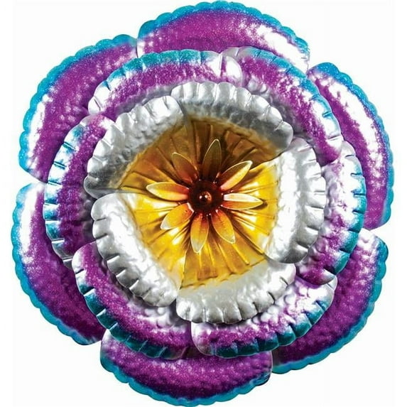 212 Main AI-GG9244 A Multi Color Metal Flower Wall Decor