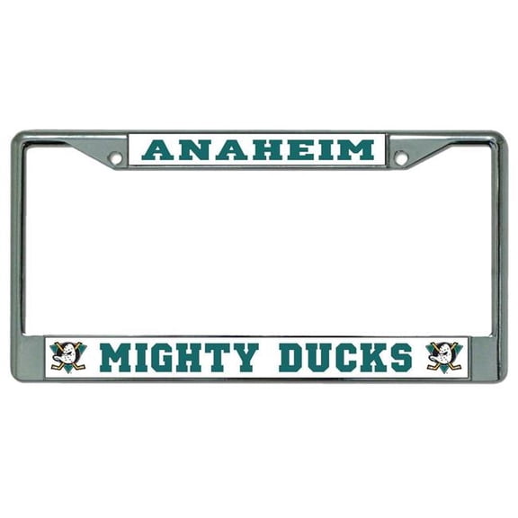 212 Main AMDFR003 Anaheim Mighty Ducks Chrome License Plate Frame