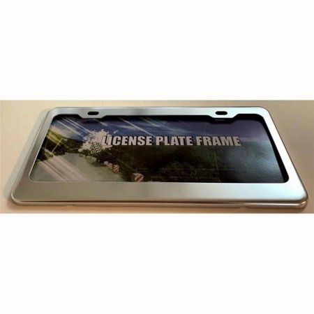 Chrome Anodized Aluminum License Plate Frame