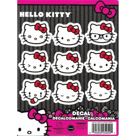 Hello Kitty Emoji Stick Onz Decal Set