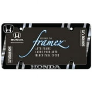 212 Main CG42529 Honda Black & Chrome Metal License Plate Frame