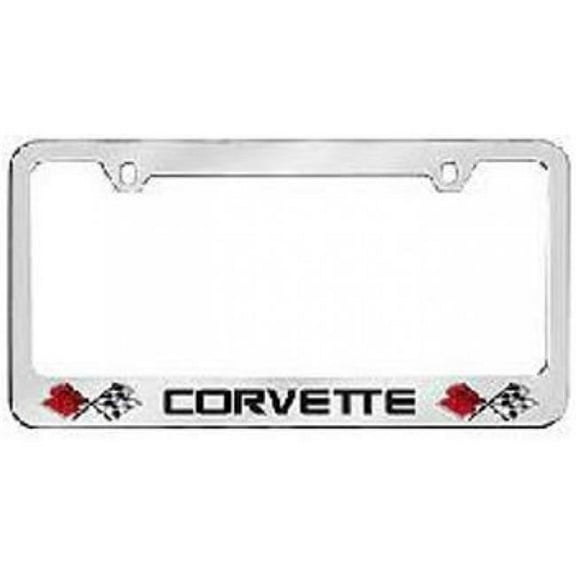 Corvette Solid Brass License Plate Frame