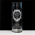 thumbnail image 1 of 212 Main  Clear with White Printed Design Vase, 1 of 1