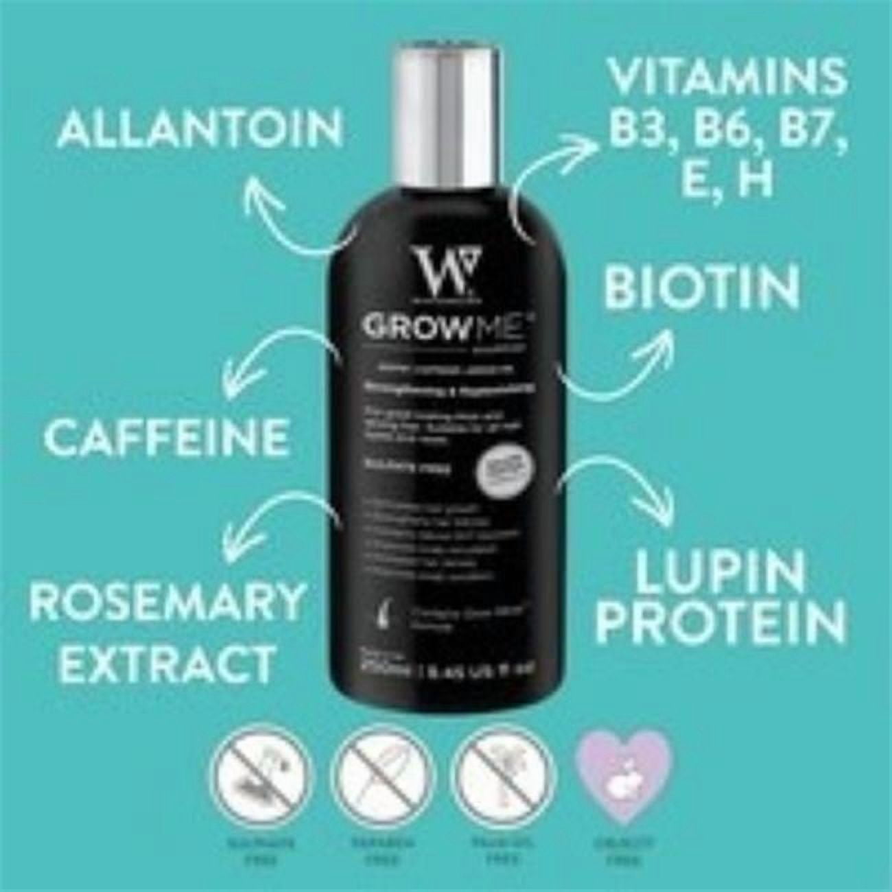 212 Main HRGTT58 1 x 250 ml Fast Hair Growth Shampoo by Watermans Hair Growth for Men & Women