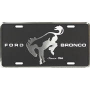 Ford Bronco Metal License Plate
