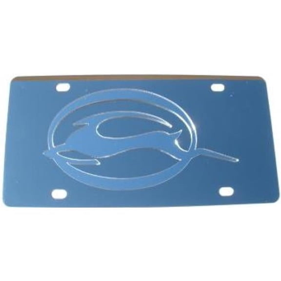 212 Main IMPSVSS 6 x 12 in. Chevy Impala Silver Logo Stainless Steel License Plate