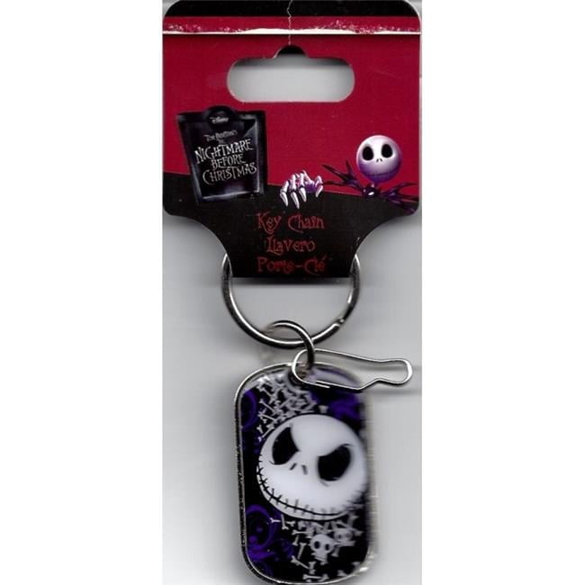 Jack Skelington Dog Tag Key Chain