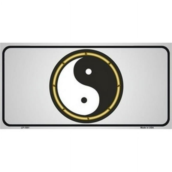 Yin & Yang License Plate