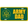 thumbnail image 1 of Army Dad Metal License Plate, 1 of 2